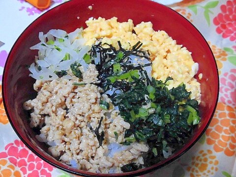 お一人様のソボロ丼